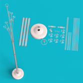 BASE ACRÍLICO 7 GLOBOS 160 CM